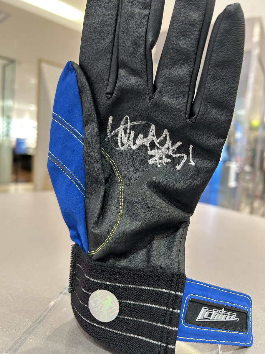 値下げ イチロー選手 サイン入り(刺繍)グローブ 値下げ イチロー選手