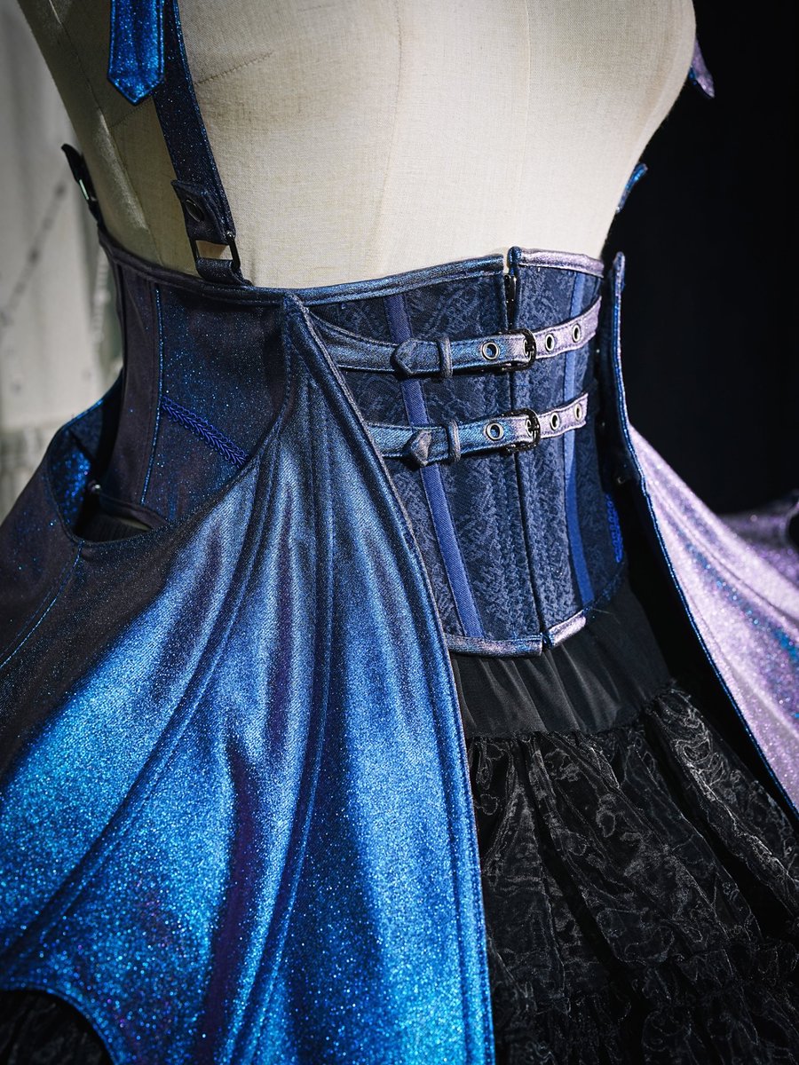 ナイト・イーヴィル ハーネスコルセット コウモリ 星箱Works ゴスロリ