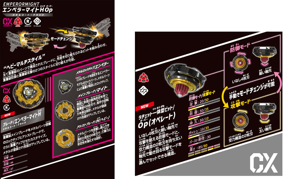 タカラトミー】 BEYBLADE X ベイブレードX 『CX-11 エンペラーマイト