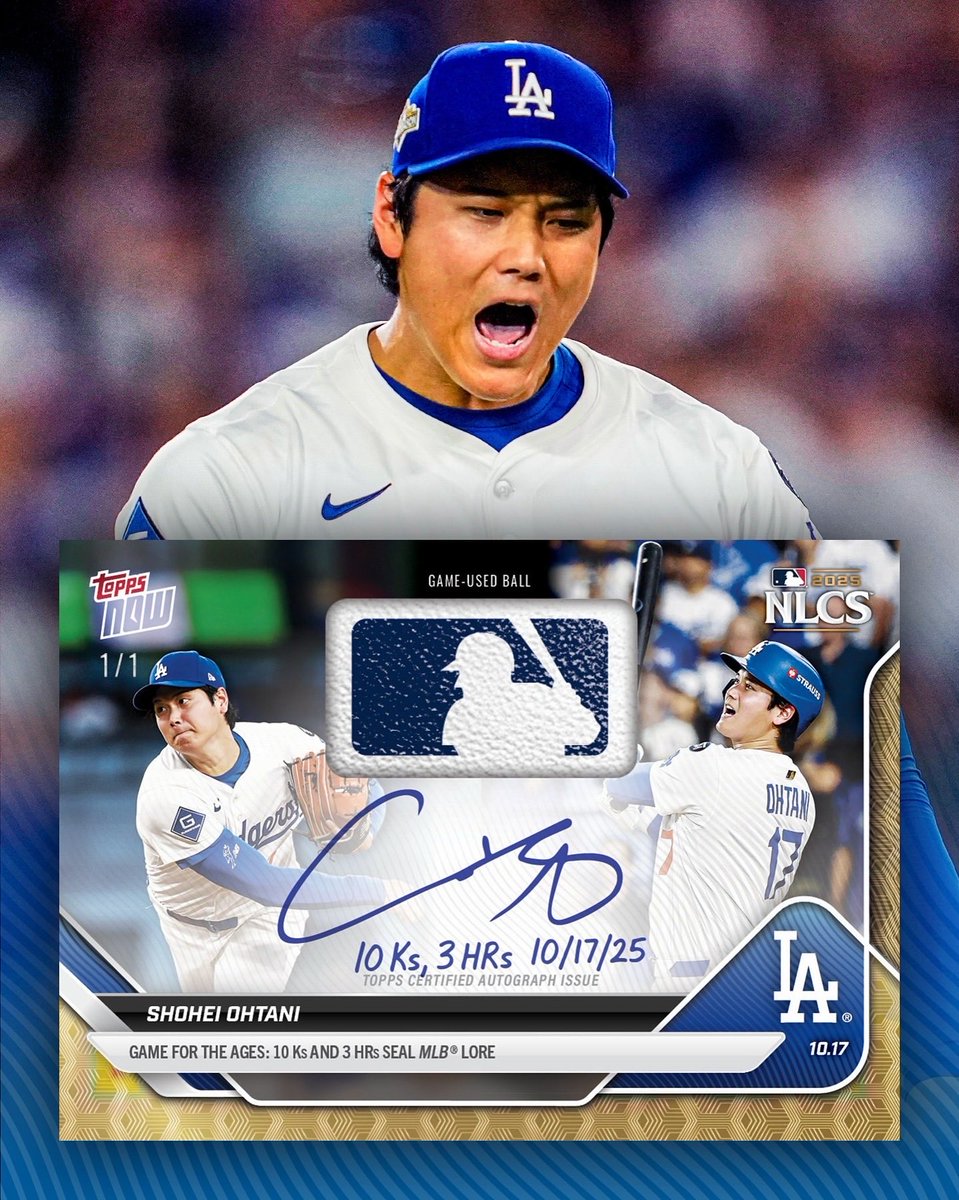 速報：大谷翔平の新たな伝説【3本塁打・10奪三振】の最終カード発行