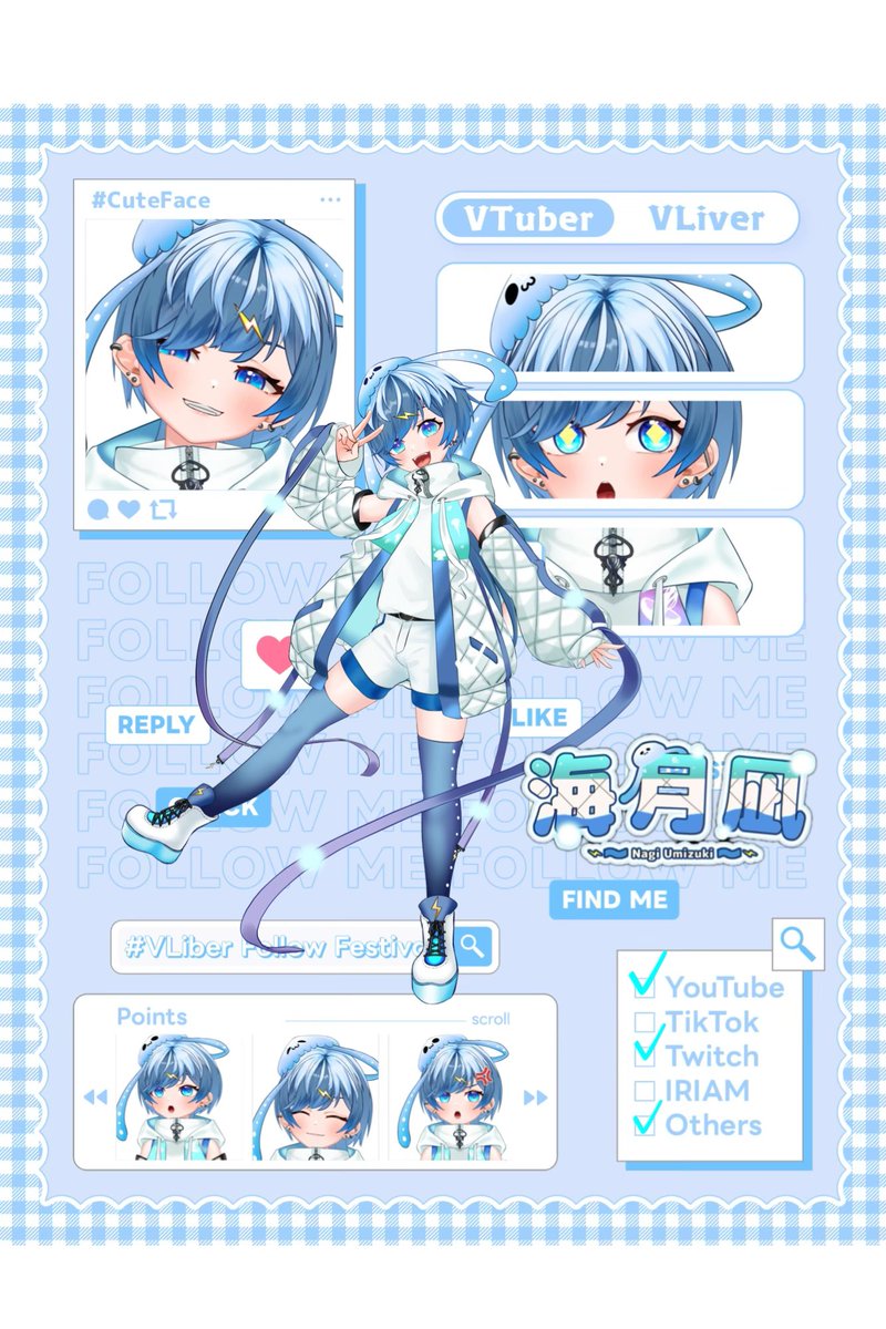 🪼海月凪 (うみづき なぎ)⚡️ (@purumo001) / Posts / X