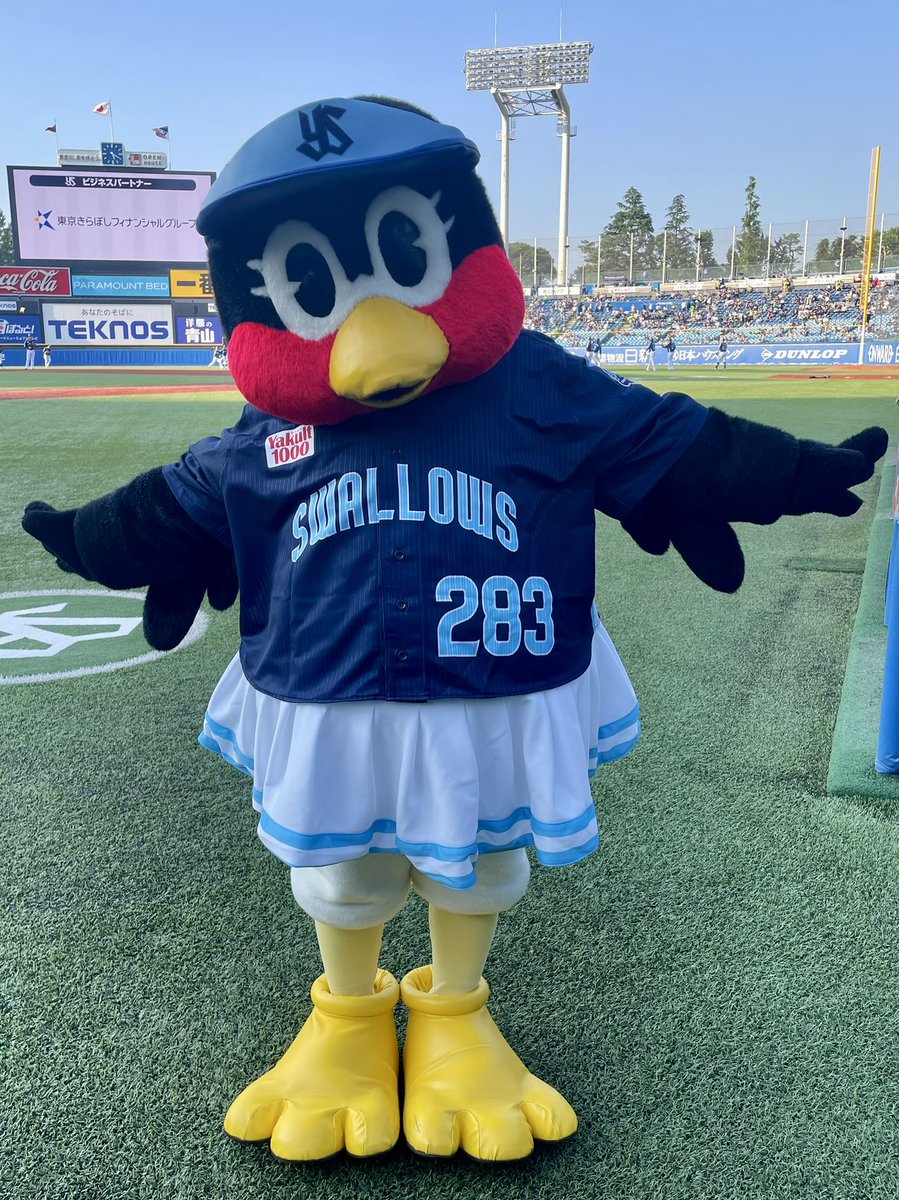 🔷今日からの3連戦は「Swallows CREW DAY」第2弾🔷 つばみちゃんも選手