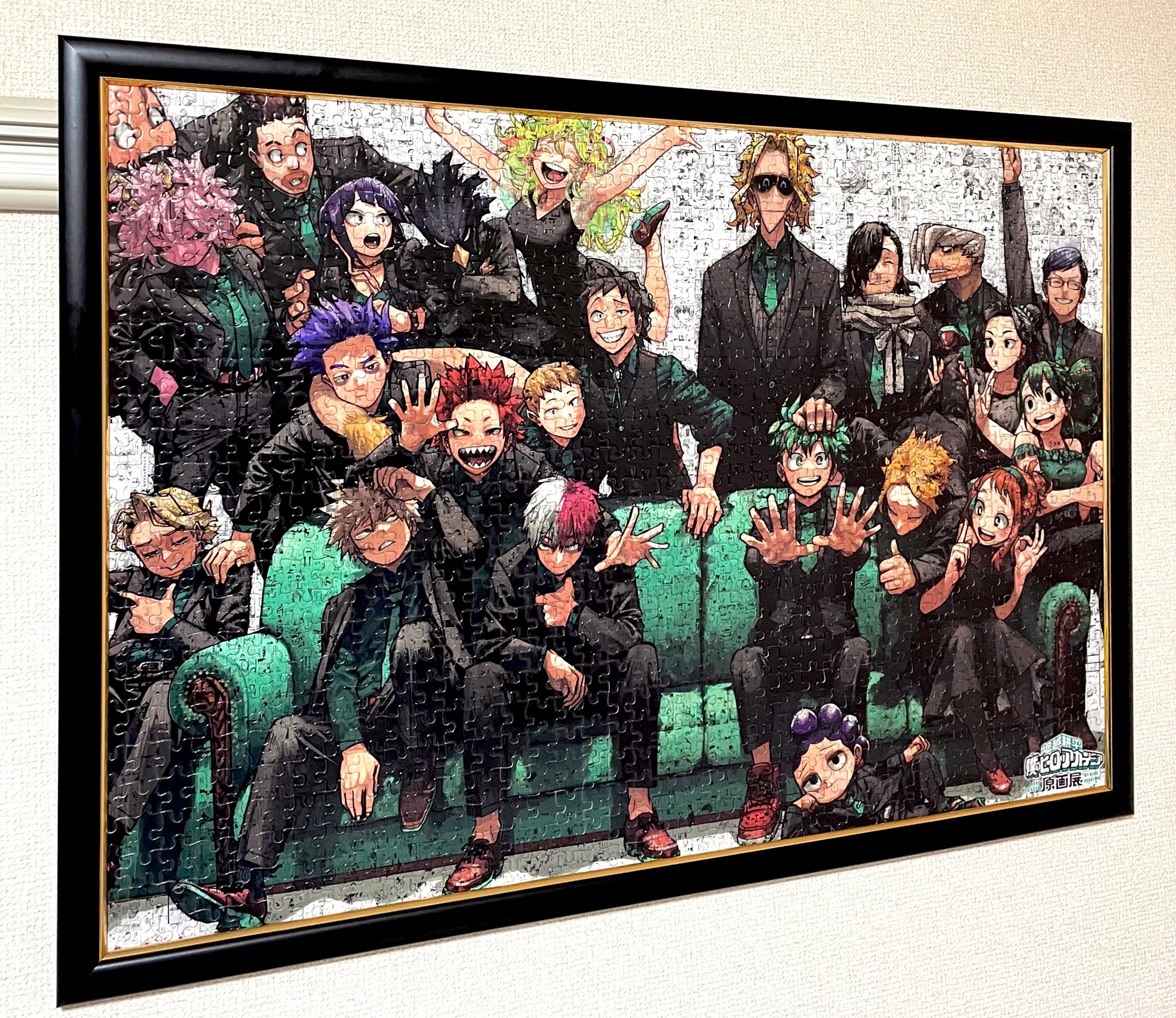 僕のヒーローアカデミア ヒロアカ 原画展 モザイクアートパズル 1000