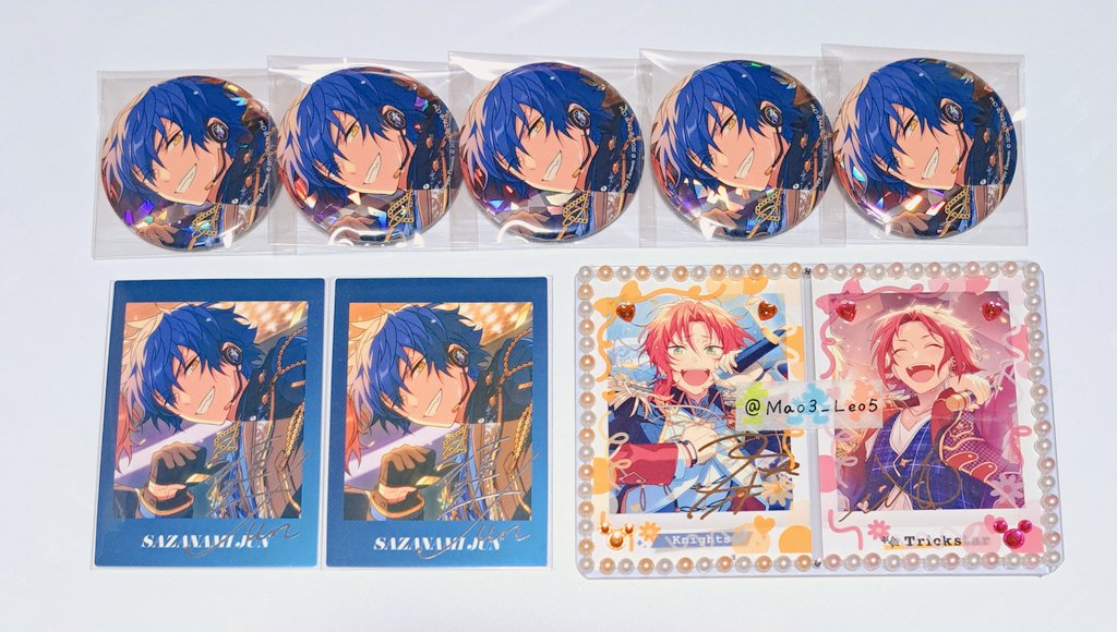 あんスタ プロセカ コラボ ホログラム缶バッジ 開花前 漣ジュン 漣
