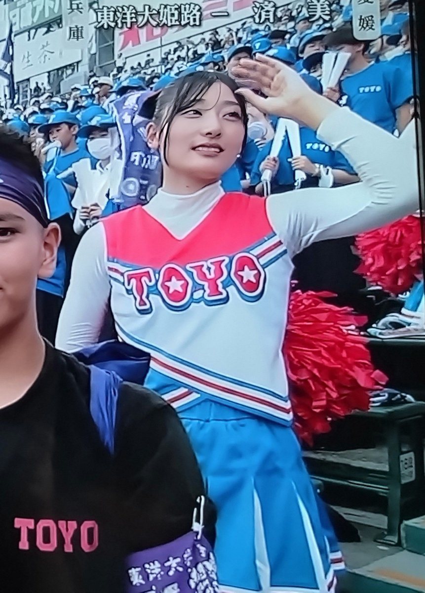やっとチア撮れた(｀・ω・´)ゝ 東洋大姫路 #高校野球 #甲子園