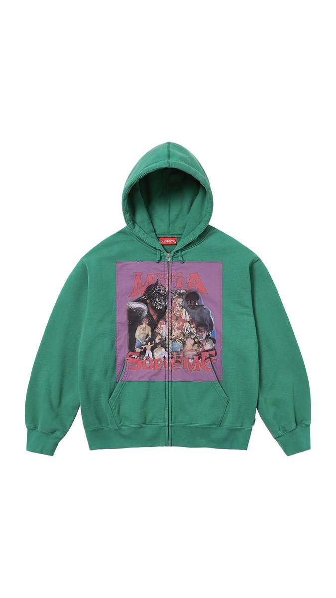 奇跡のコラボ【Supreme×グレート・ムタ】実現‼ コラボTシャツ＆ジップ