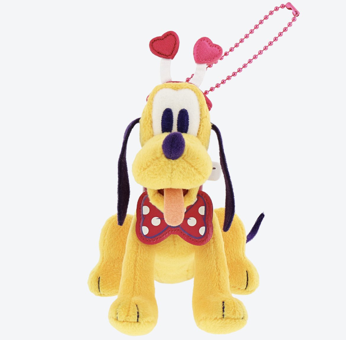 お品切れ】 『ミニーのファンダーランド』のプルートのぬいぐるみ