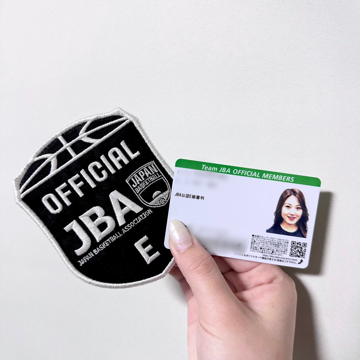 バスケ レフリー 超美品 JBA 審判 公認 ワッペン バスケットボール C級