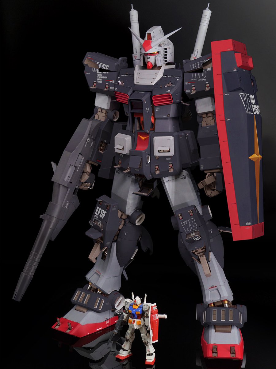 1/35ガンダム ver.ka改造 RX-78-1プロトタイプガンダム 突然ですけど