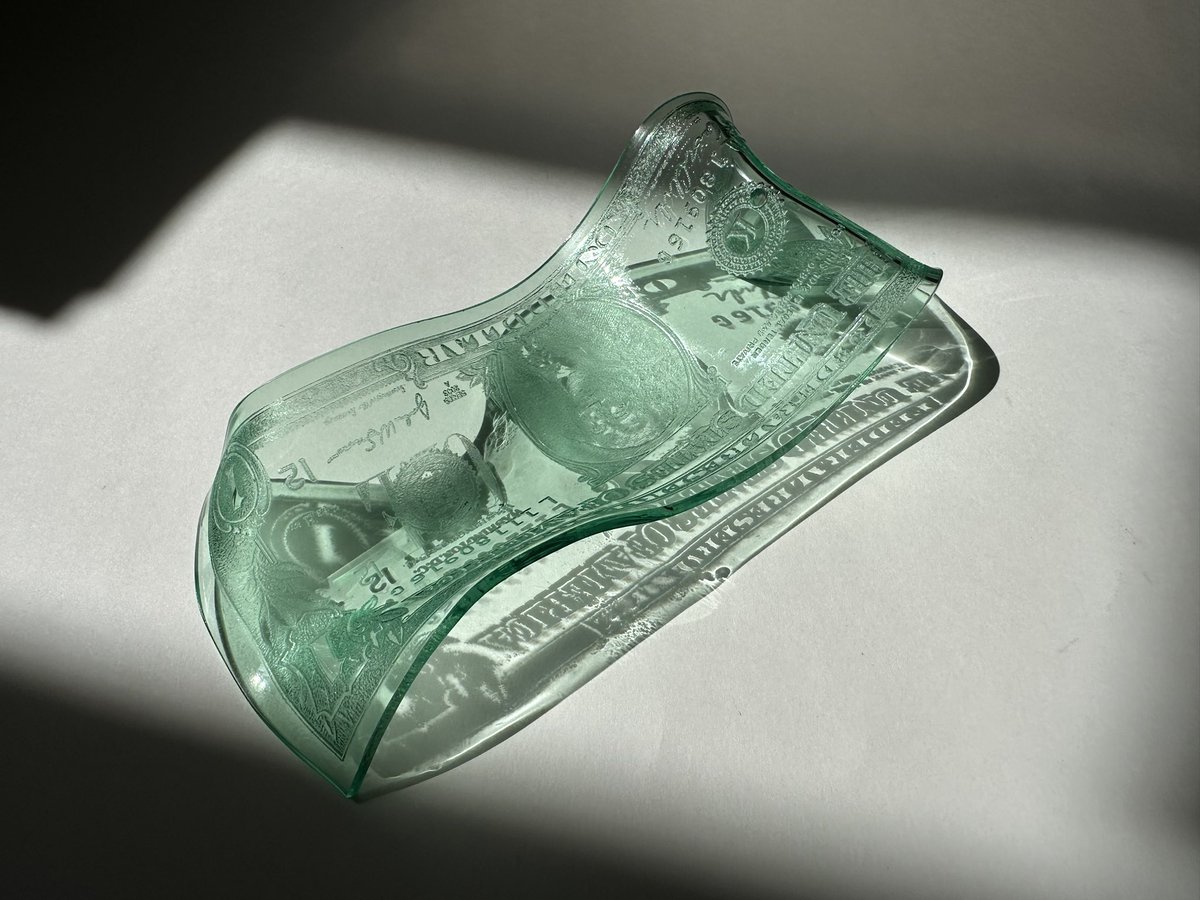 ドル紙幣をイメージしたお香立て 5色展開 6000円 EVANS白金台の店頭に