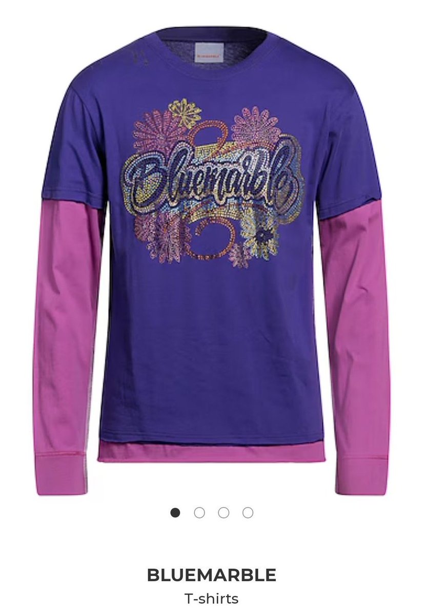 Love seeker衣装🚙💘 汐恩のTシャツ 【BLUEMARBLE】 rhinestone T