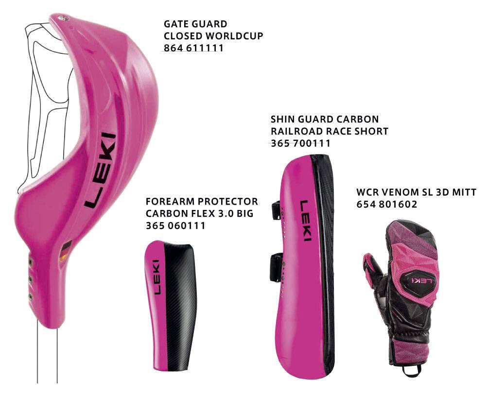 LEKI レガース アルペンスキー スラローム SL シンガード ジュニア用