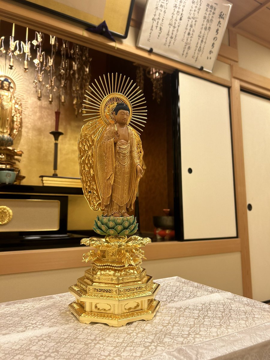 本日西本願寺の龍虎殿にて、木仏点検が行われました🙏🏼 本願寺に