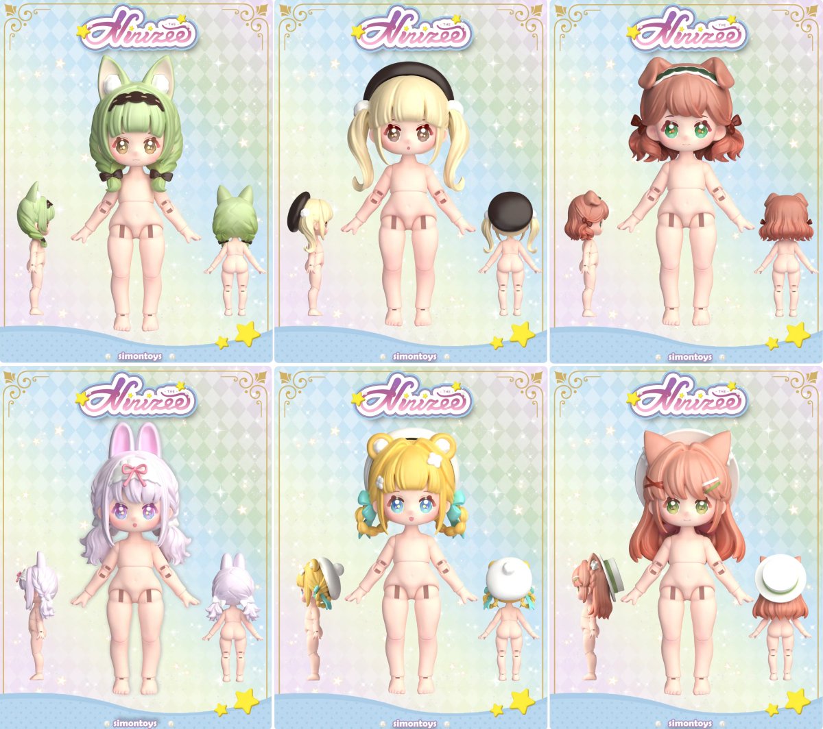 SIMONTOYS 新製品情報【続報】 ニニジー BJDブラインドボックス