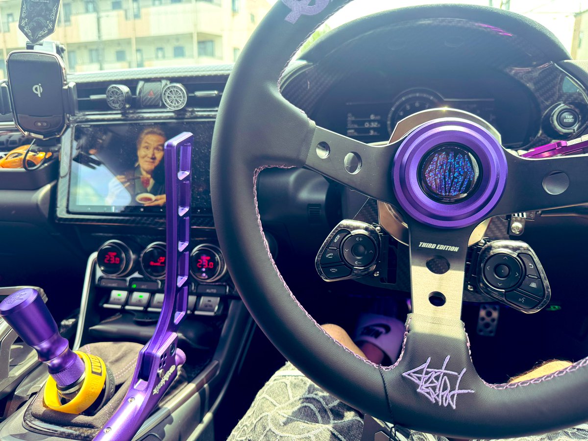 ◯廃盤品◯GHOSTEXPOD ステアリング 【2nd】purple