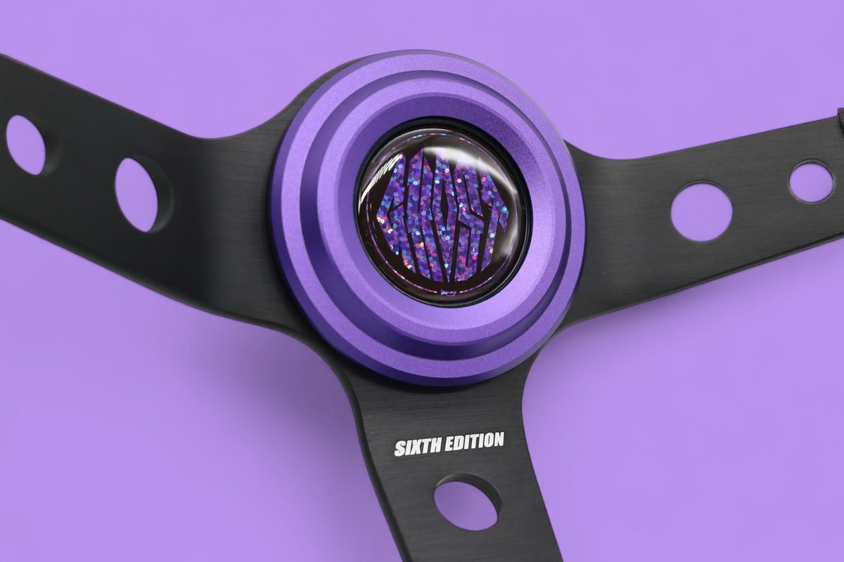 GHOST EXPOD ステアリング 1st purple 紫 GHOST EXPOD ステアリング