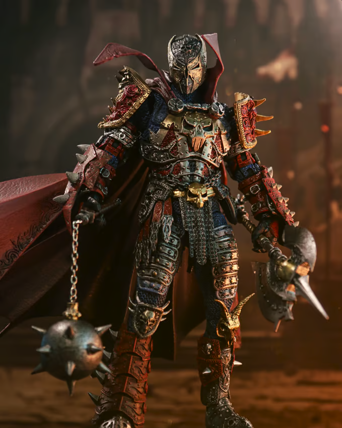 Kickstarter's Medieval Spawn Action Figure - Classic Blue Edition