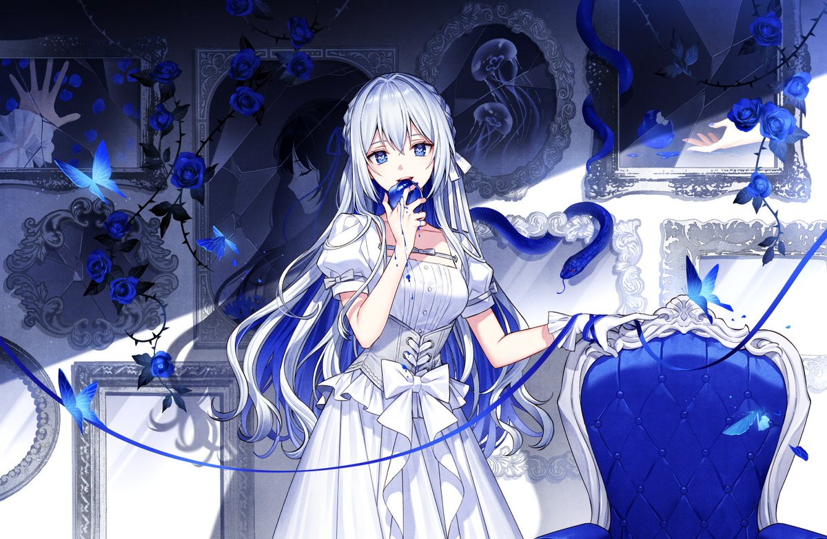 藍月なくるさんの2nd LIVE『鏡像崇拝』 キービジュアルを担当させて