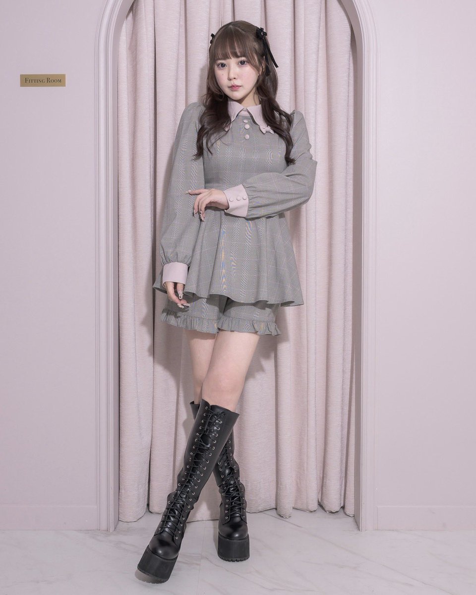 Coming soon 🎀／ pium Autumn Collection🐇🖤 ♡piumリボンカラー長袖