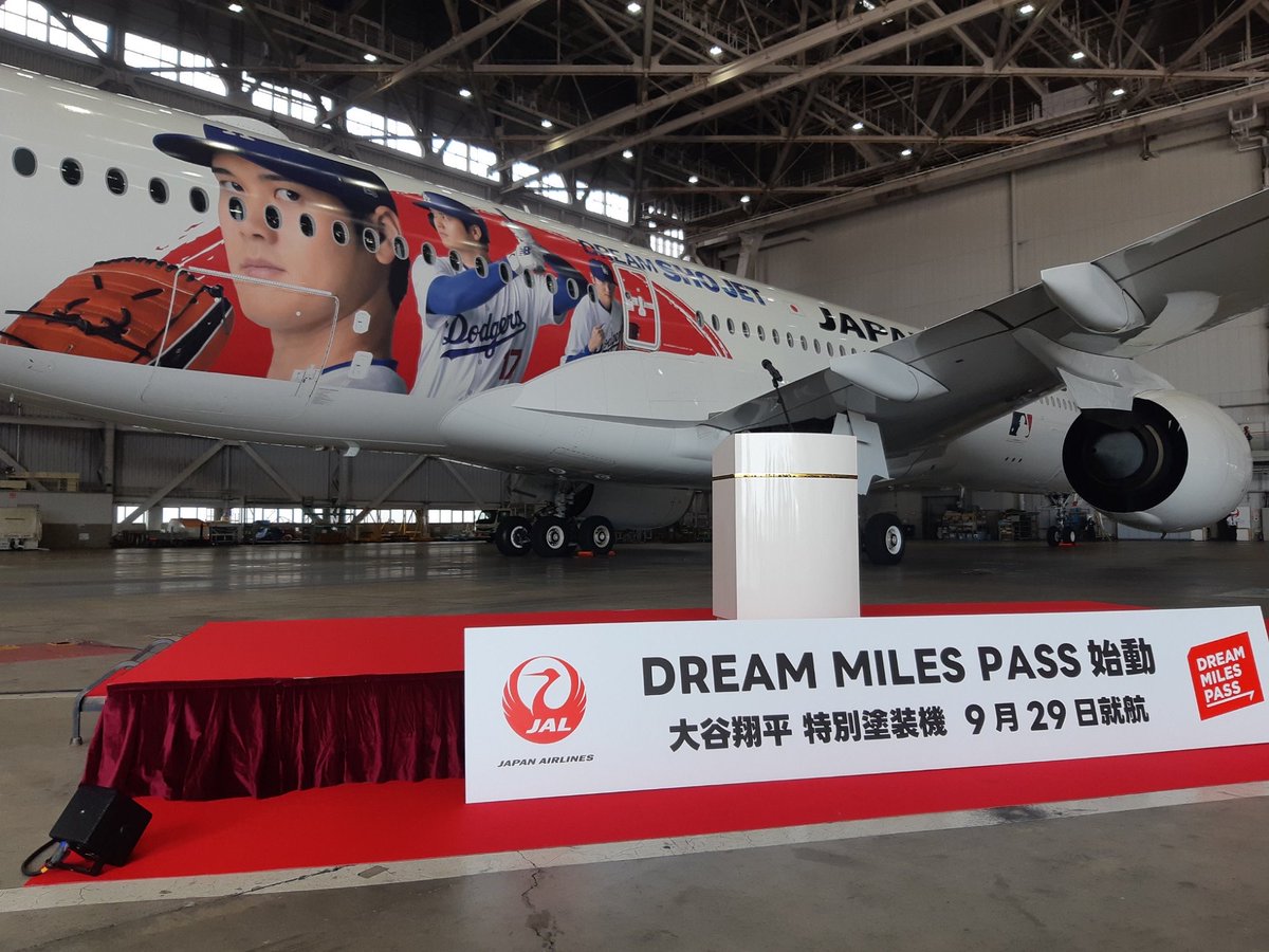JALエアバスA350-900に新たな特別塗装機「DREAM SHO JET」登場。JA08XJ