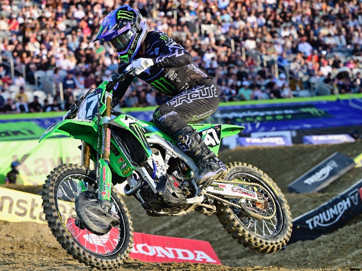 □AMAスーパークロス 第2戦サンディエゴ 450ccクラスではMonster