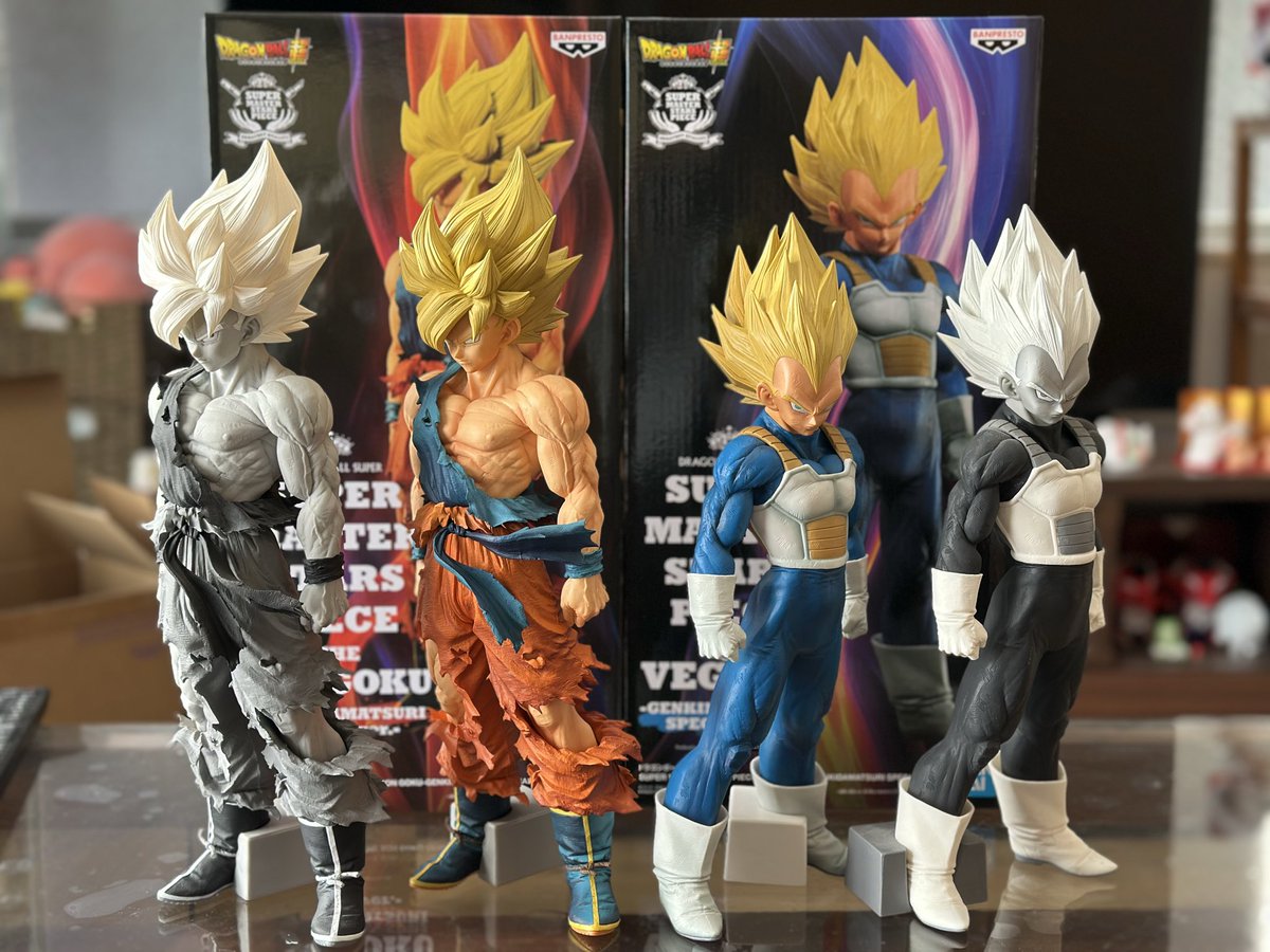 早速SMSP開封‼️ モノクロと並べて見たかった😆 #ドラゴンボール