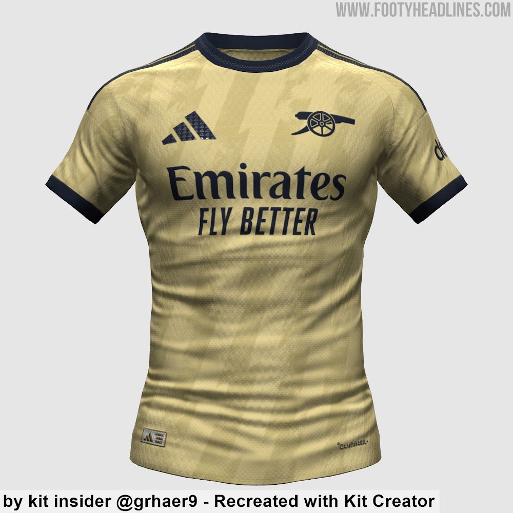 アーセナルの2026/27の3rdユニフォームのリーク画像！ (@Footy_Headlines )