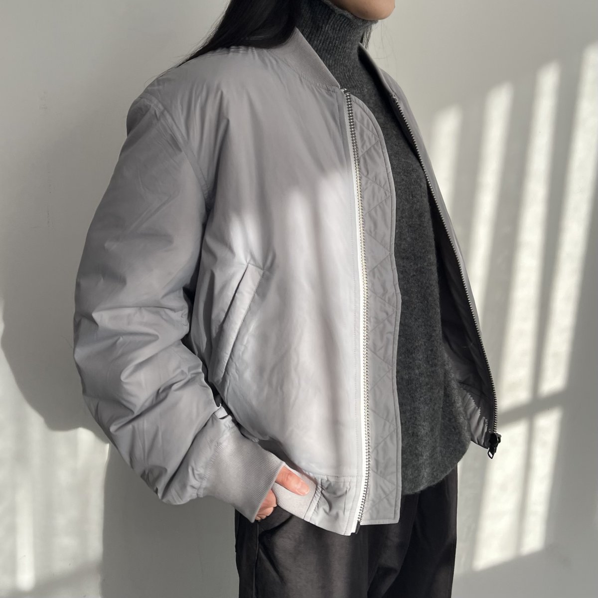 　ダウンブルゾン　L LABO　 MA-1 1/5まで最終値下　新品　MUJI