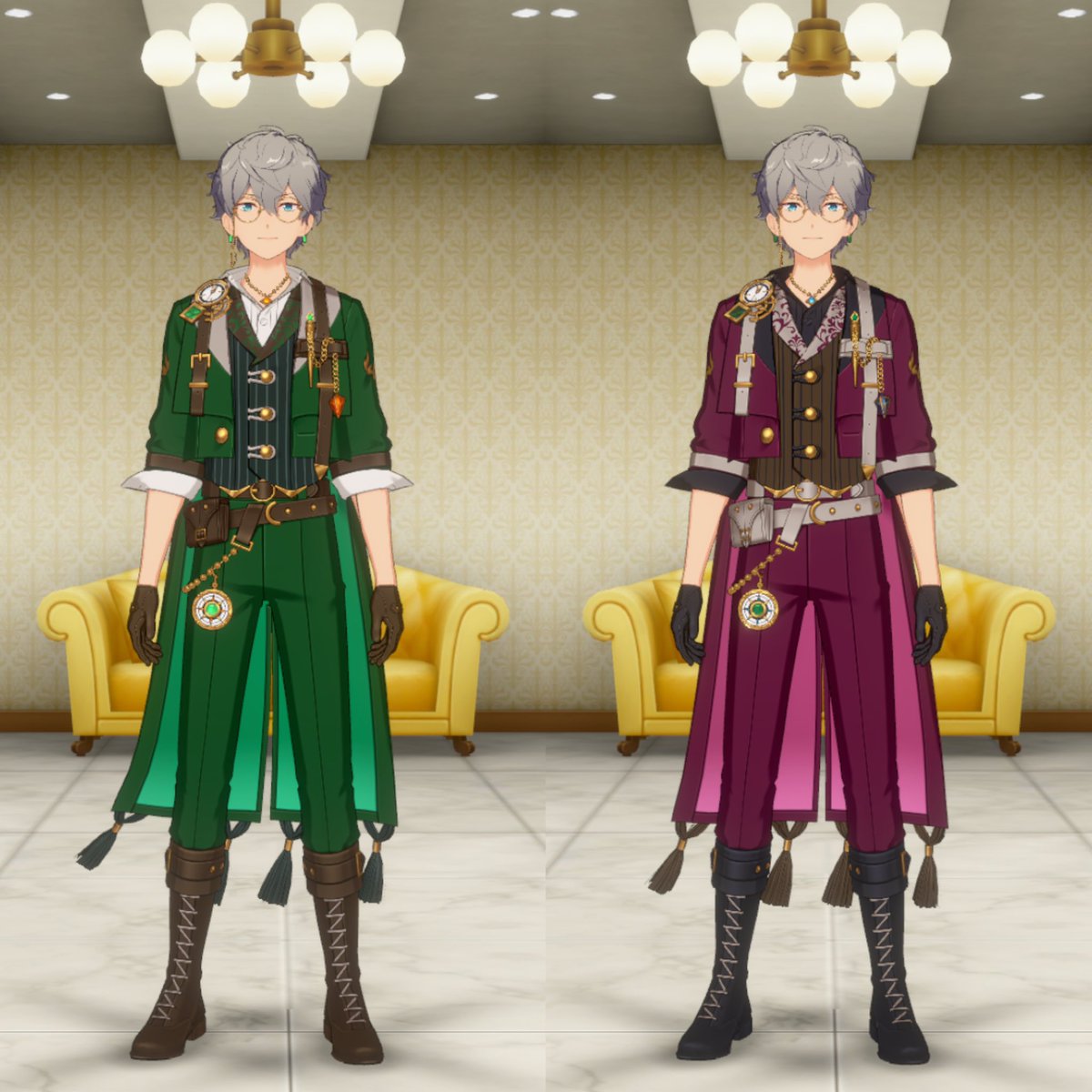 クロススカウト・シーカー瀬名泉SCR。 通常、SCR共に裏地が結構明るめ