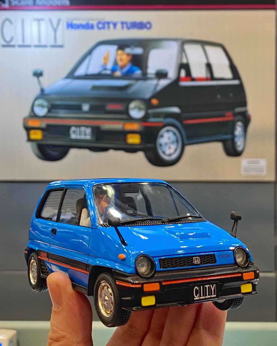 タミヤフェア 2024会場発表新製品『1/24 Honda シティターボ』☆シティ
