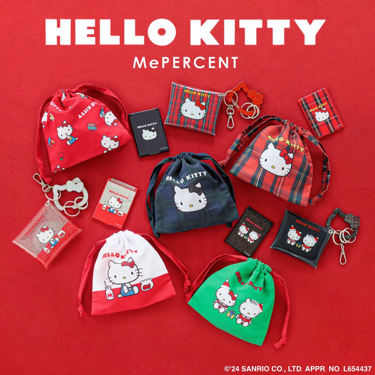 コラボアイテム販売決定‼︎》 Me%とHELLO KITTYがコラボ！ ◇販売日