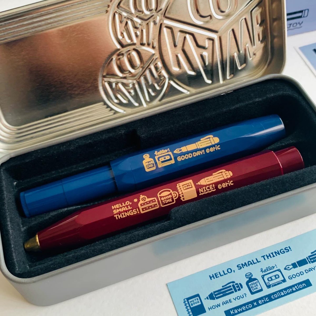 お知らせ📝】 ⁡ Kaweco × eric コラボ第三弾が発売になります。今回の