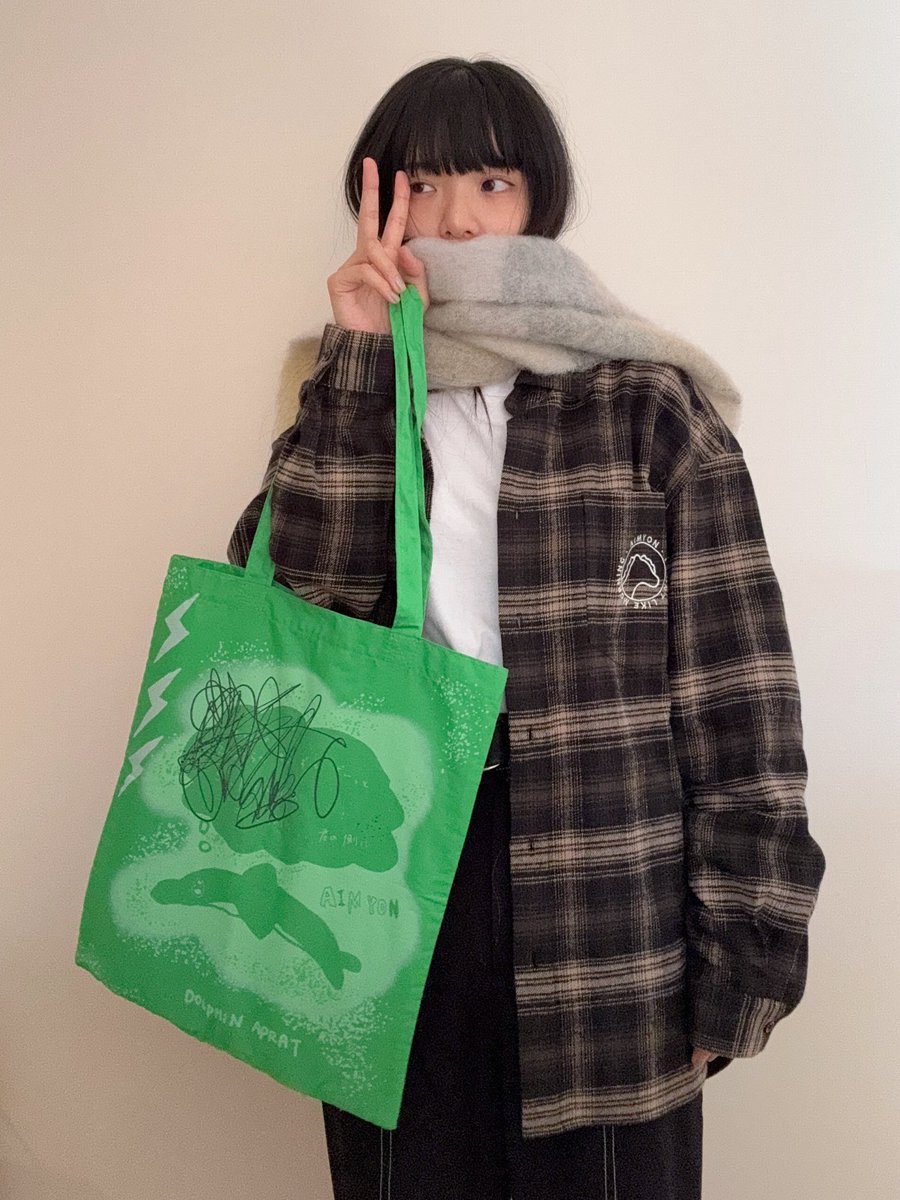 追加グッズです( ◠‿◠ )🧵🪡 ネルシャツとトートバッグができたで