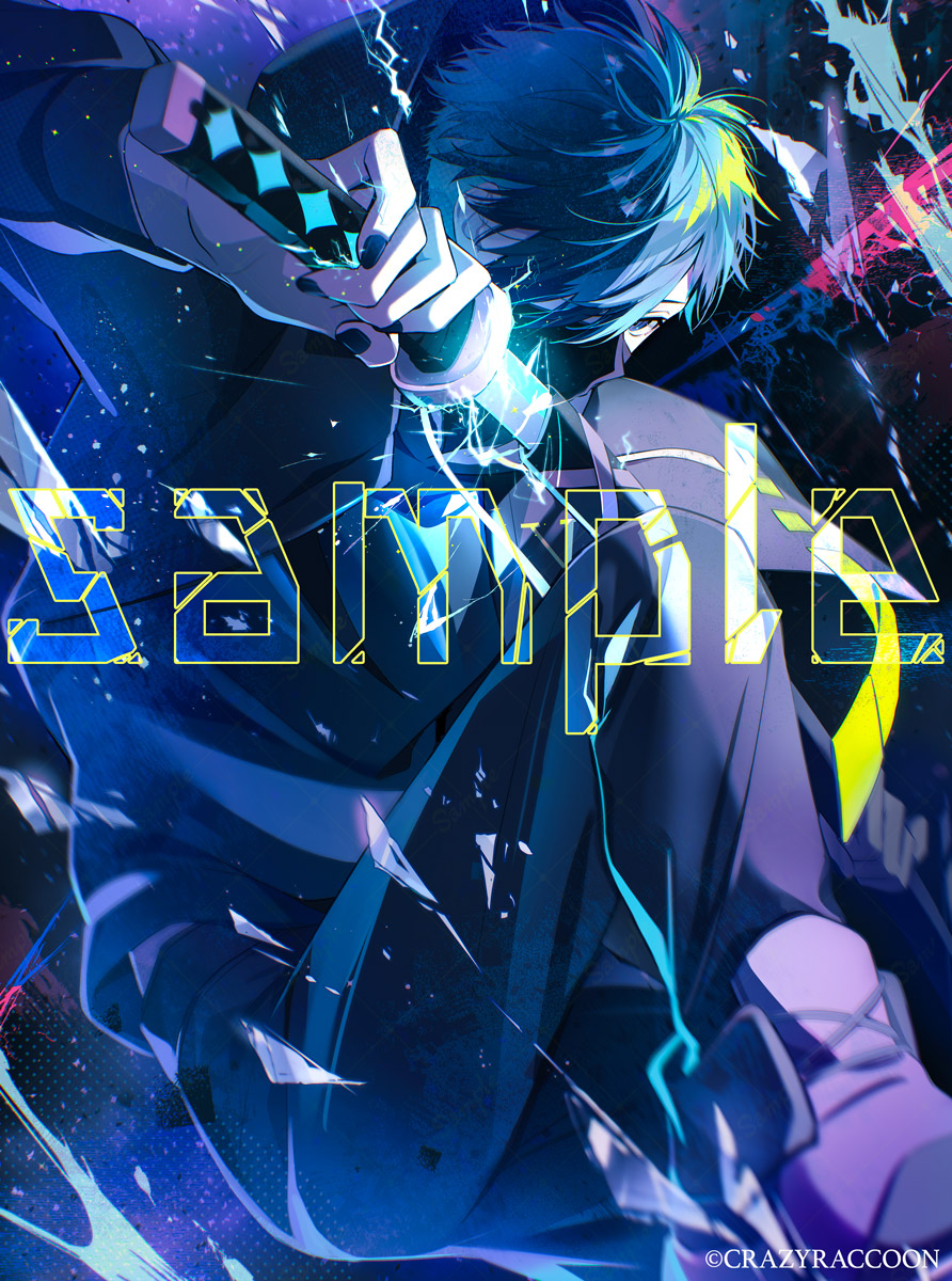 Crazy Raccoon所属VanilLaさんの誕生日記念グッズ2024ビジュアルを担当