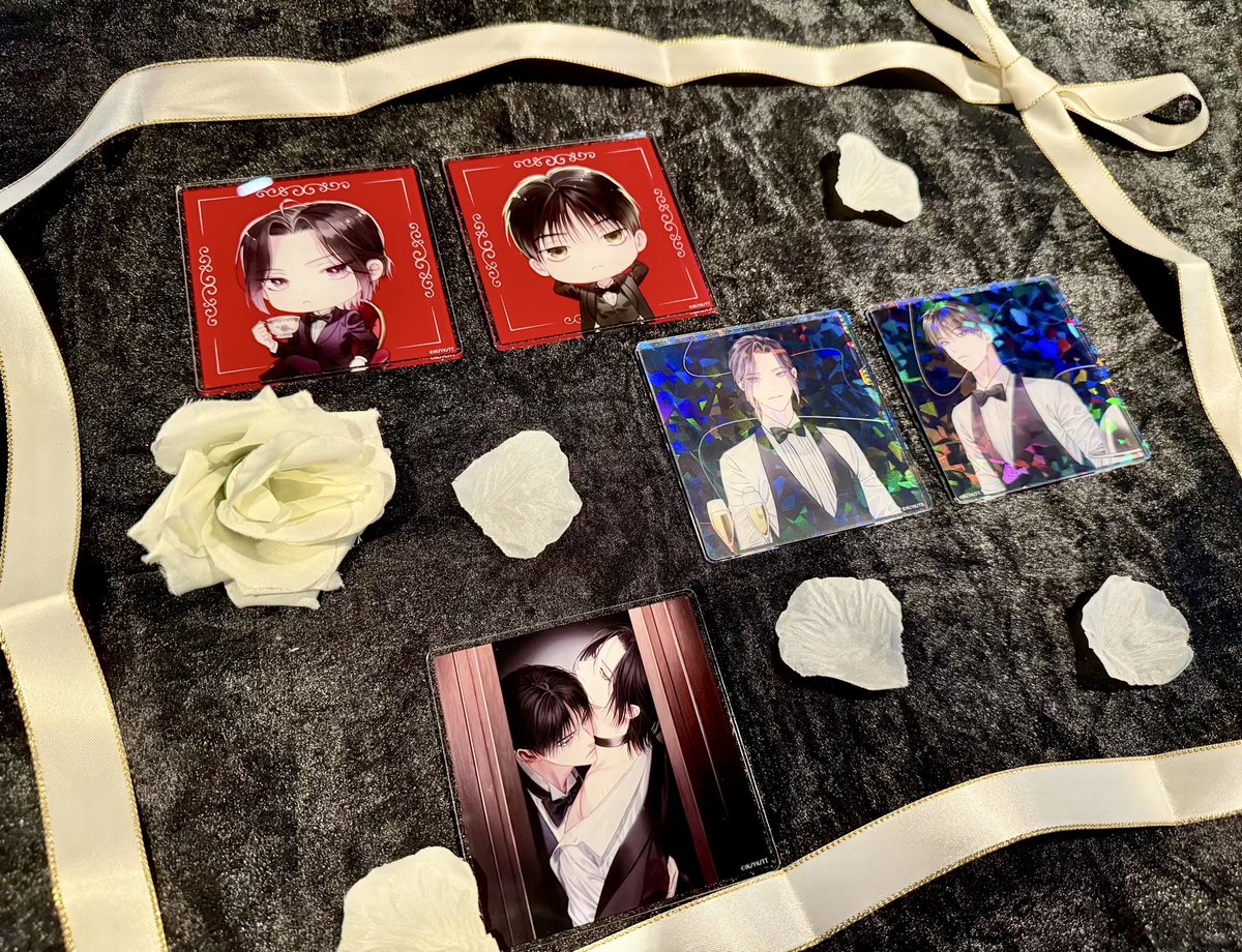 αの花嫁 Ωの花燭 マンガ展 カフェ 有償特典 アクリルコースター 🍾#αの