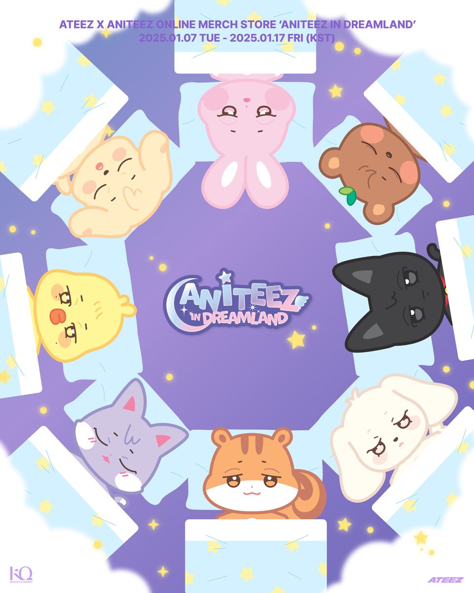 ATEEZ X ANITEEZ MD🪽 'ANITEEZ IN DREAMLAND'🌙 エニティズのグッズ