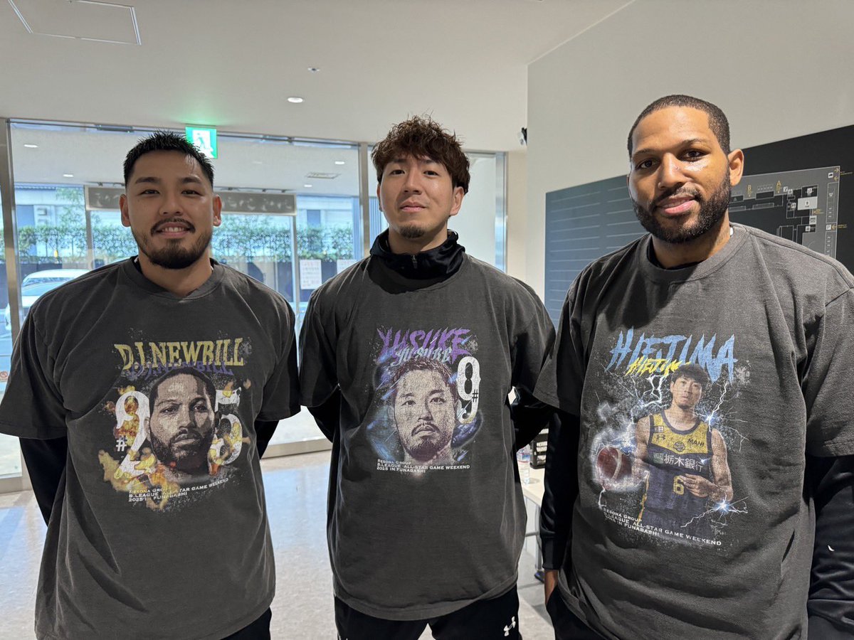 まもなく締め切り！】 3選手のALL STAR出場記念Tシャツは公式