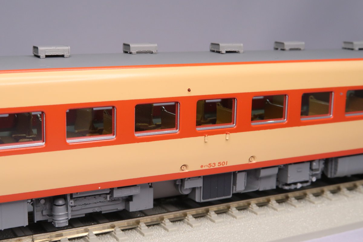 U-TRAINS キハ53-504 札沼線時代晩年「札ナホ」 完成品 U-TRAINS キハ