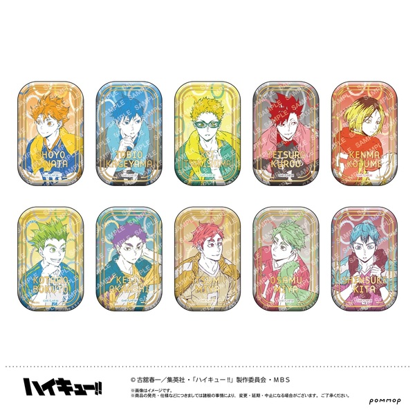 セブンネット限定 『#ハイキュー!!スクエア缶バッジ』 販売開始