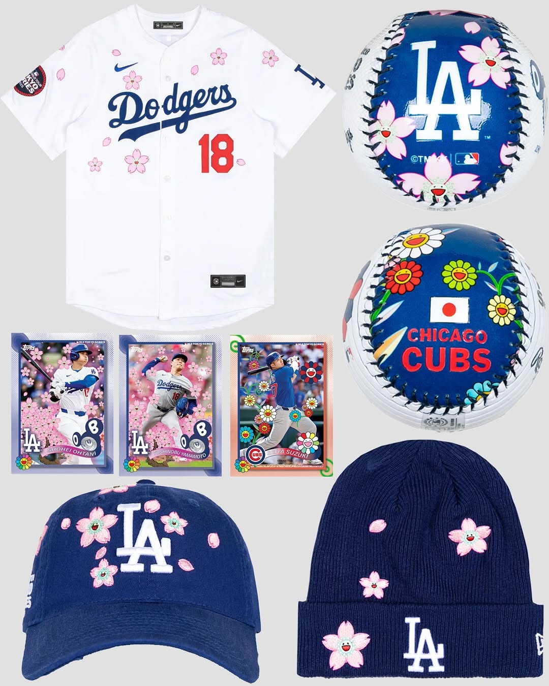 村上隆コラボ MLB tokyo series ボール2点 村上隆 MLB 東京シリーズ