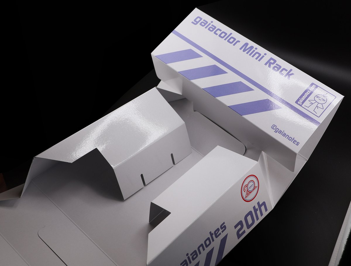 20周年記念カラーセットのパッケージはトランスフォームしてミニラック