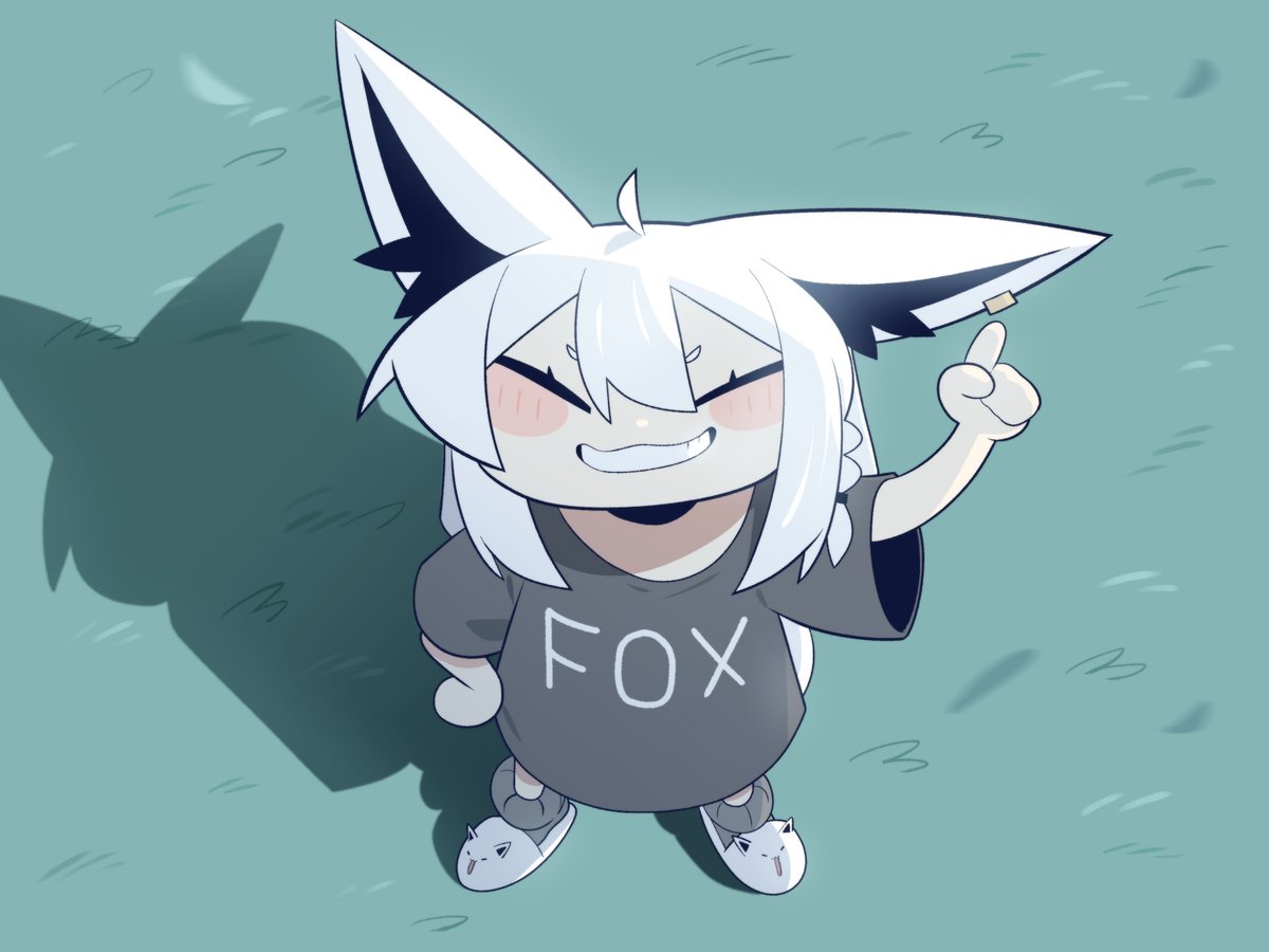 🦊☝️ #絵フブキ