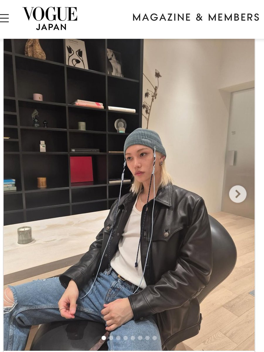 📰 Vogue Japan 4/30 Stray Kidsのフィリックスが自身のIGにニット帽を