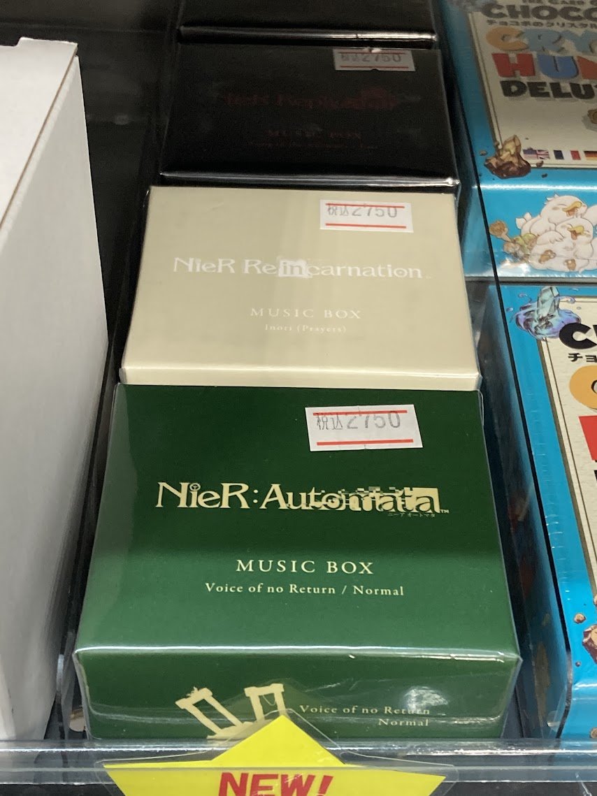 キャラグッズ入荷情報】 『NieR Gestalt/Replicant』より 🌟オルゴール