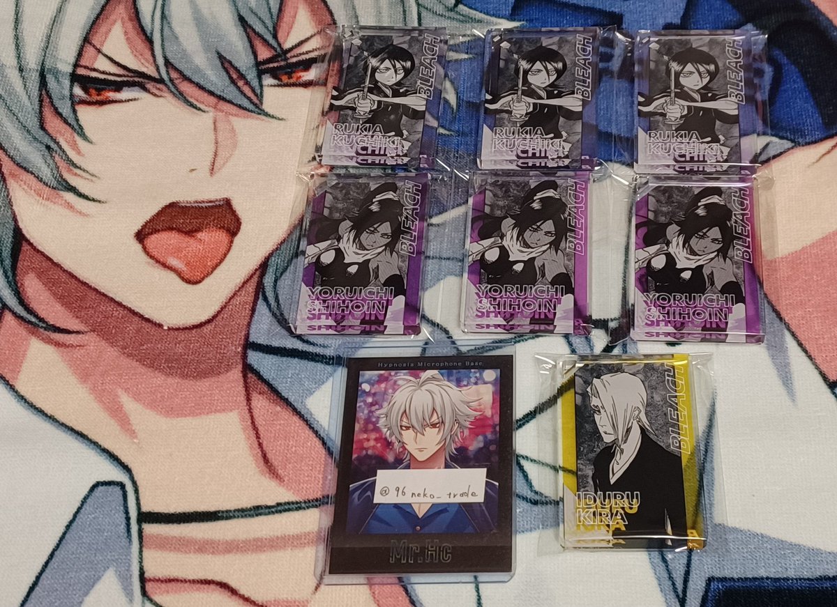 交換、譲渡】BLEACH ドミノ風アクリルキーホルダーコレクション 譲