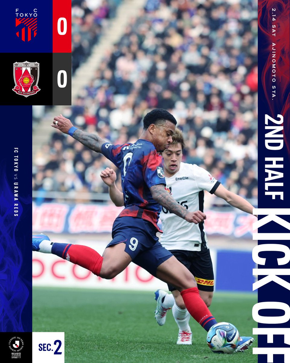 🔵🔴 ⏰𝟐𝐧𝐝𝐇𝐀𝐋𝐅 𝐊𝐈𝐂𝐊𝐎𝐅𝐅 明治安田J1百年構想リーグ第2