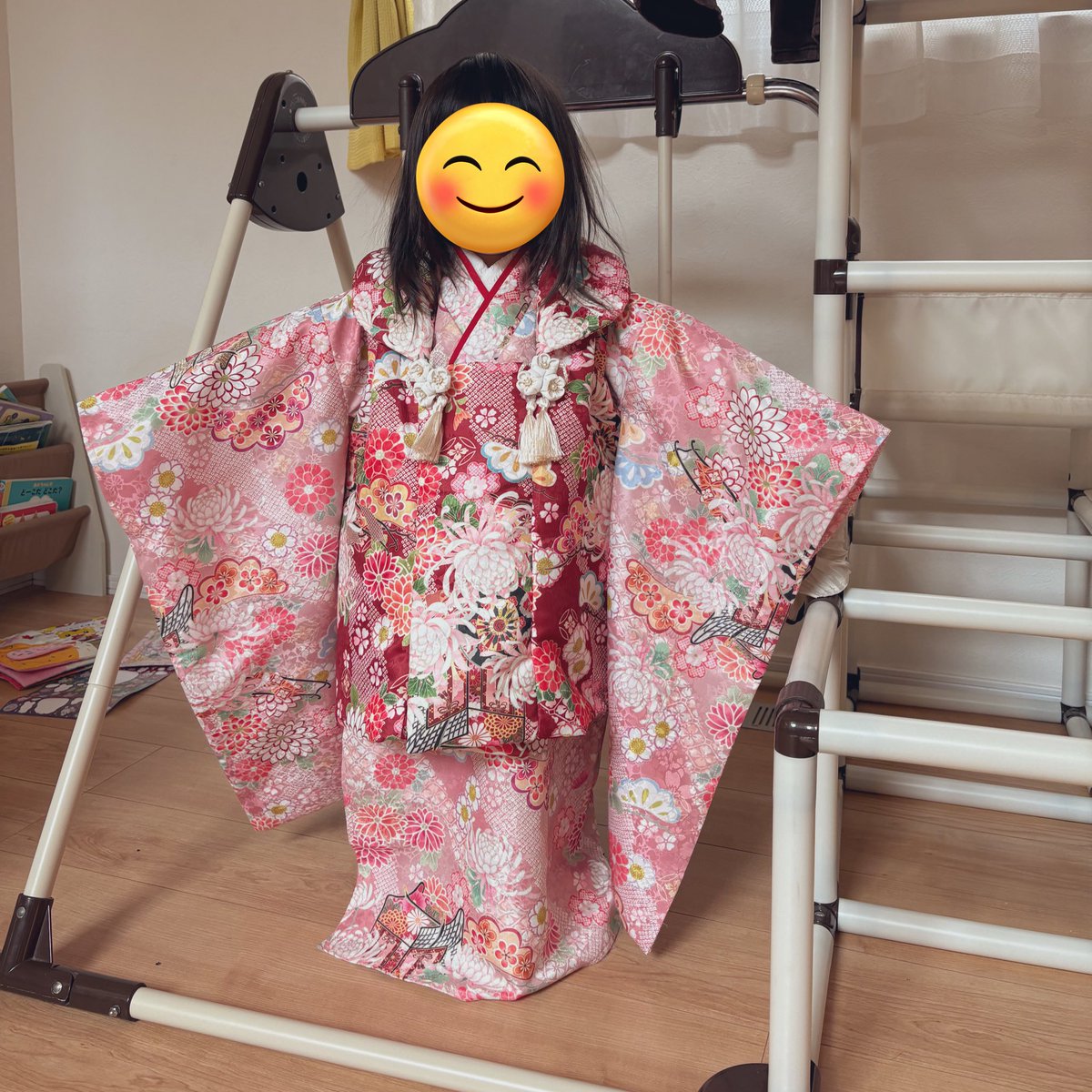 キャサリンコテージの七五三着物(3歳用)、100サイズ👘 2歳3ヶ月、身長