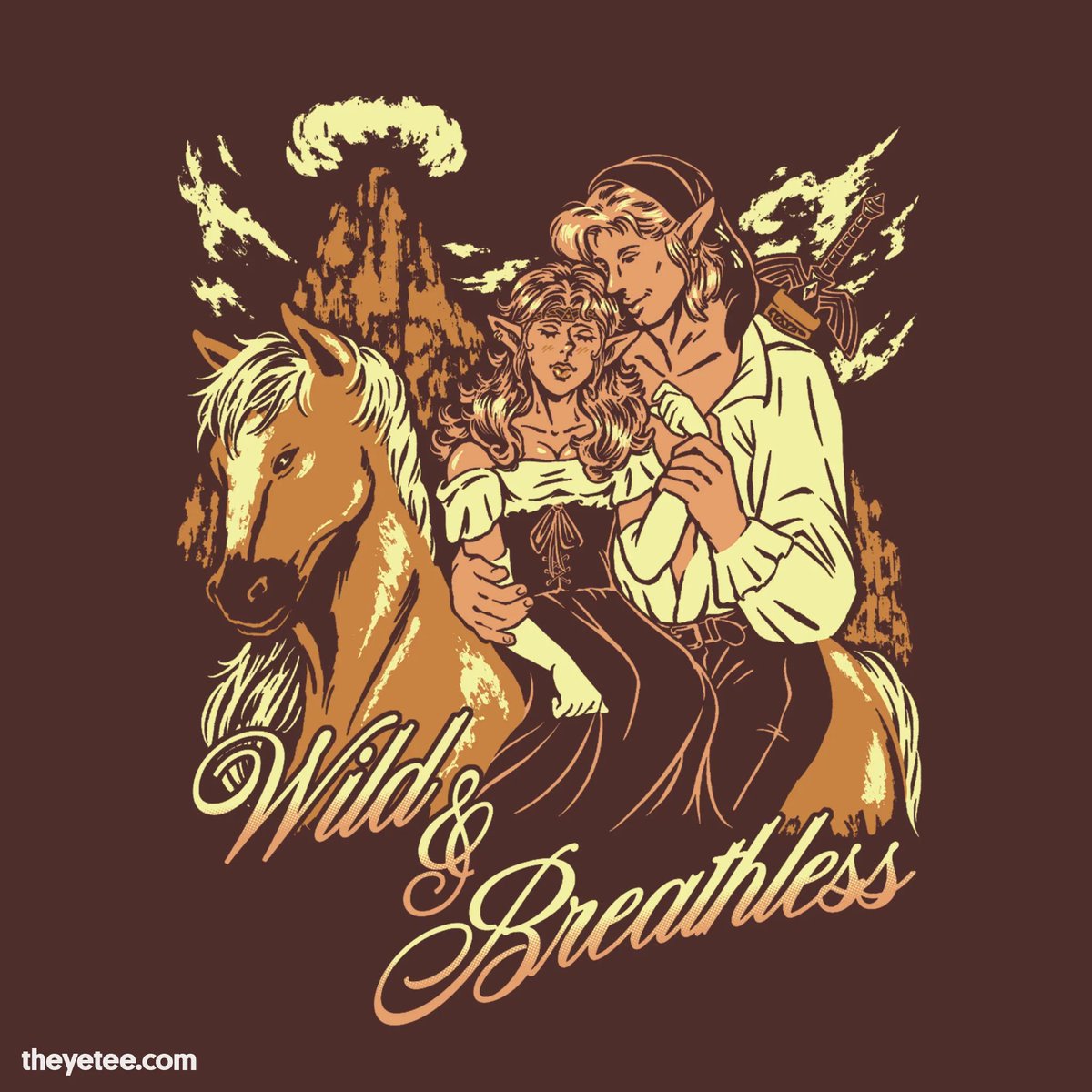 Zelda - Wild and Breathless t-shirt (by Henrique Torres) is $20 at