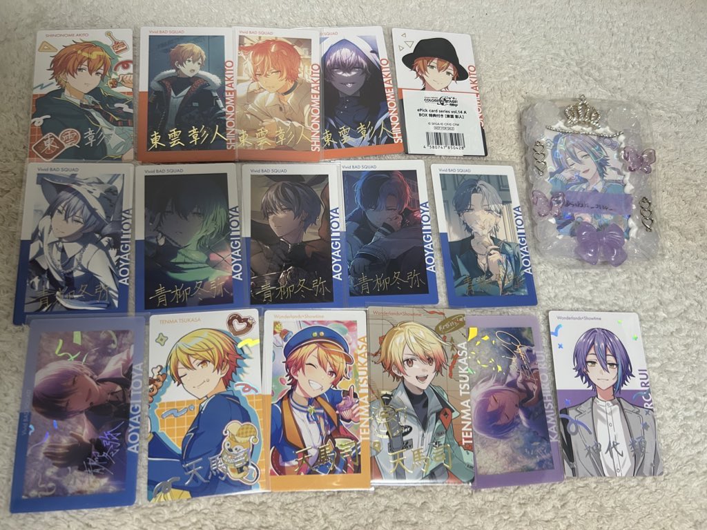 交換】 プロセカ エピカ 箔押し 譲)画像1～3 求)画像4 画像1枚目は最