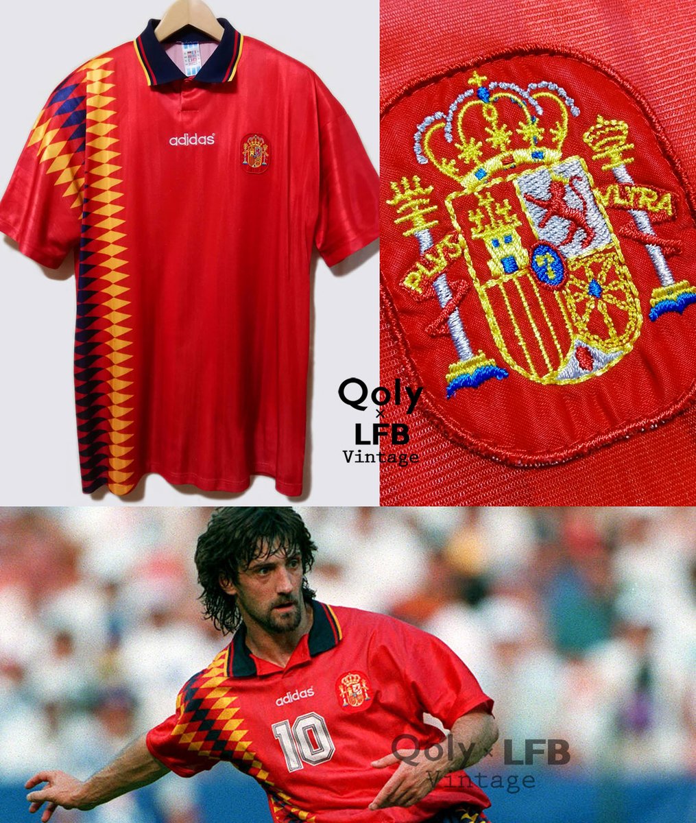 古着/Used】 🇪🇸スペイン代表 1994 adidas ホーム半袖 ユニフォーム